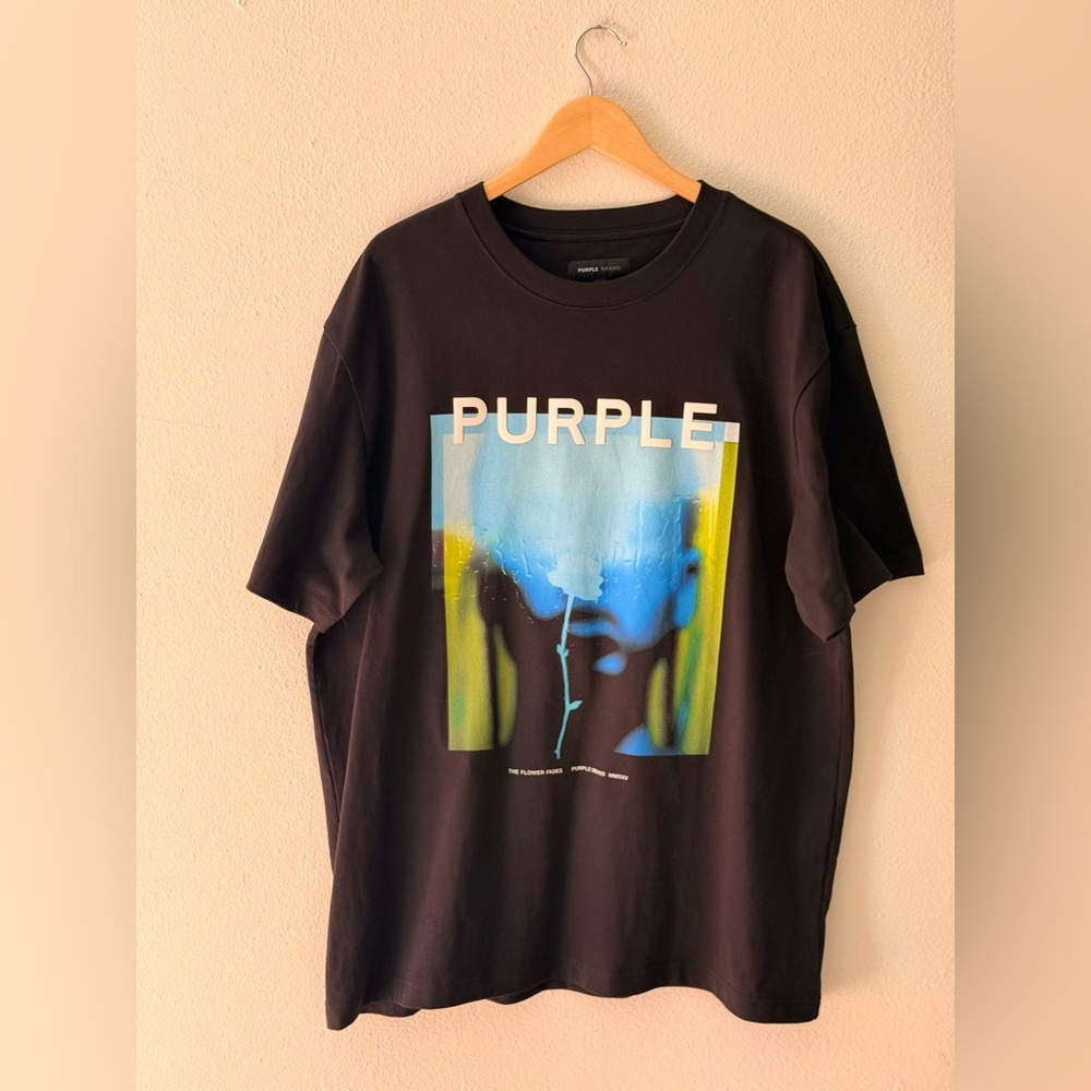 Purple Graphic Tee by [Brand]